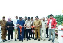 Peresmian Jembatan Penghubung Desa Margo Mulyo, Bupati Banyuasin Ingatkan Tonase Muatan