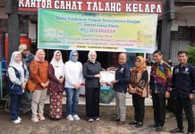 Wabup Netta Tinjau Gerakan Pangan Murah Di Talang Kelapa