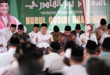 Lanjutkan Pembangunan Yayasan Ponpes NQB, Bupati Akan Gratiskan Santriwan/i Yatim Piatu Fakir Miskin