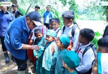 Gubernur Sumsel Tinjau Pembangunan Jembatan Gantung Banuayu-Talang Sawah
